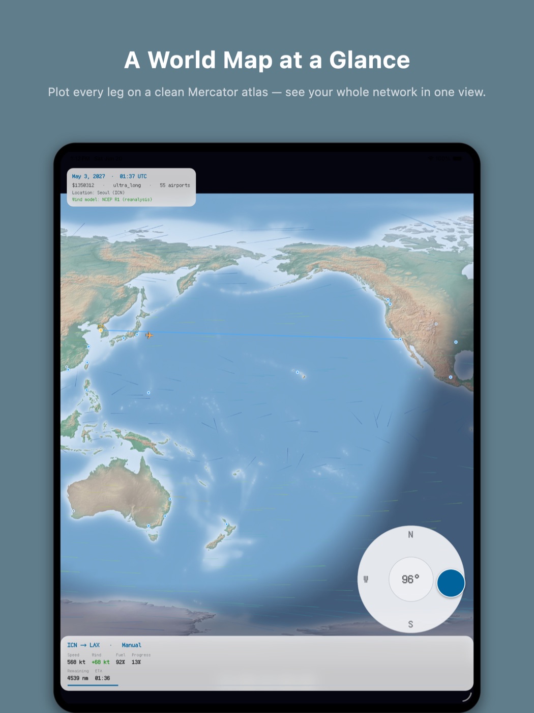 Voyaero 1.2 — manual flight control